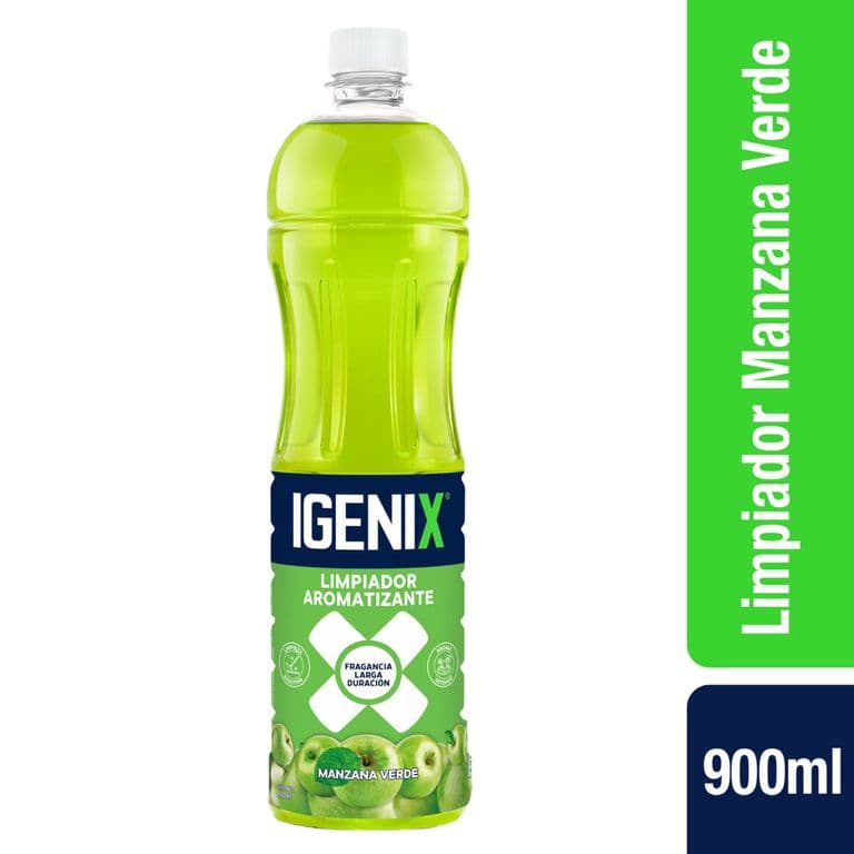 Limpiador Desinfectante Aroma Manza Verde Igenix 900 ml