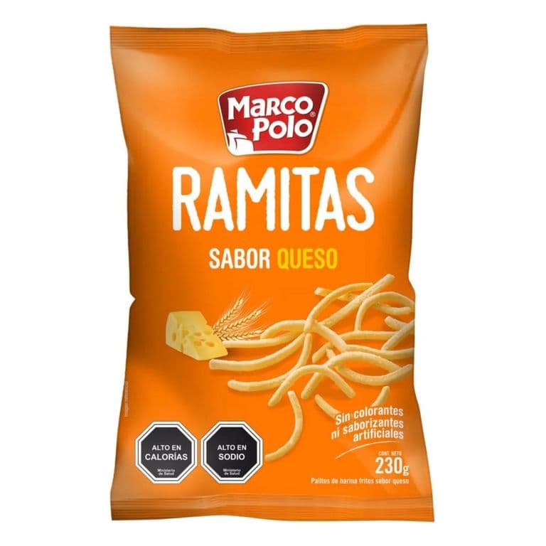 Ramitas de Queso Marco Polo 230 g