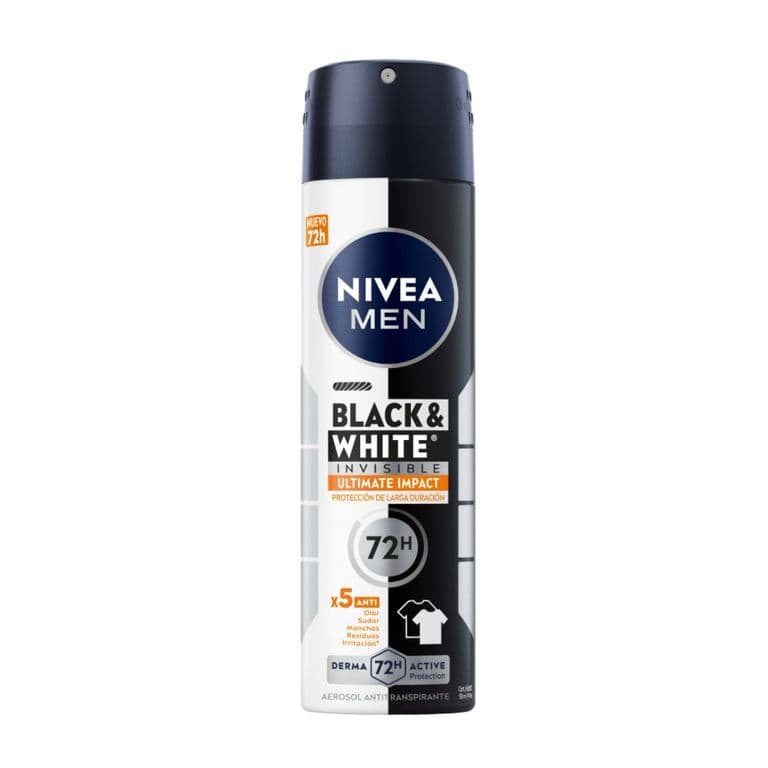 Desodorante en Spray Nivea Hombre Black & White 150 ml