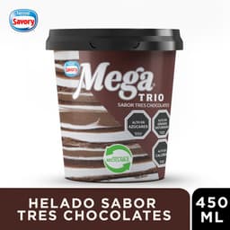 HELADO CHOCOLATE TRIO MEGA 450 ML
