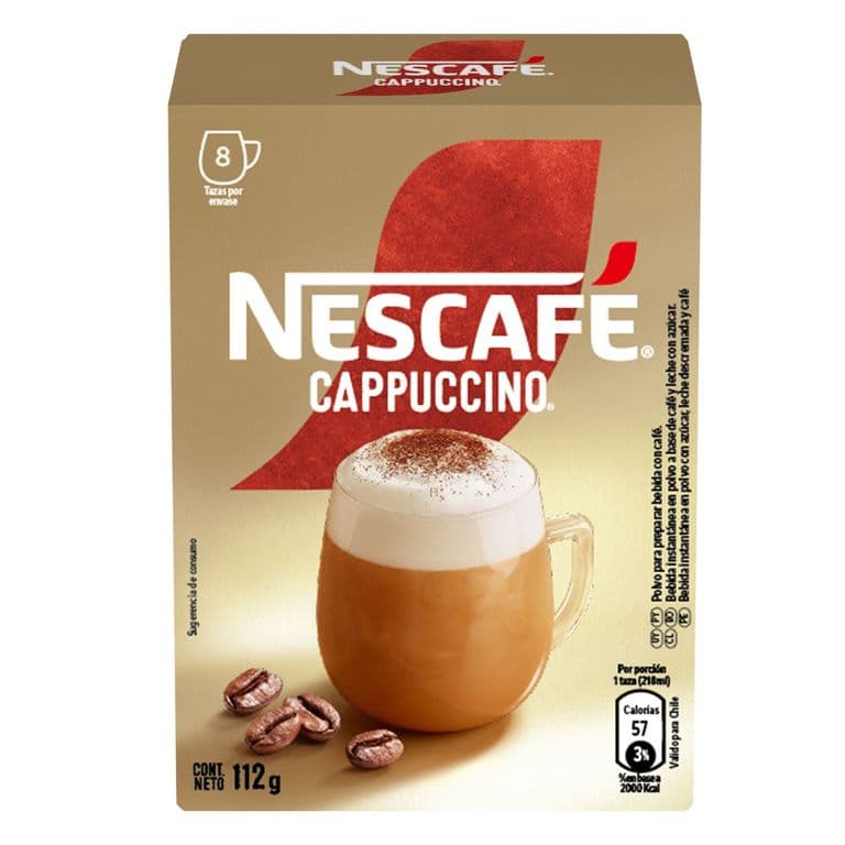 Cafe Instantaneo Sabor Capuccino Nescafe 8 Un