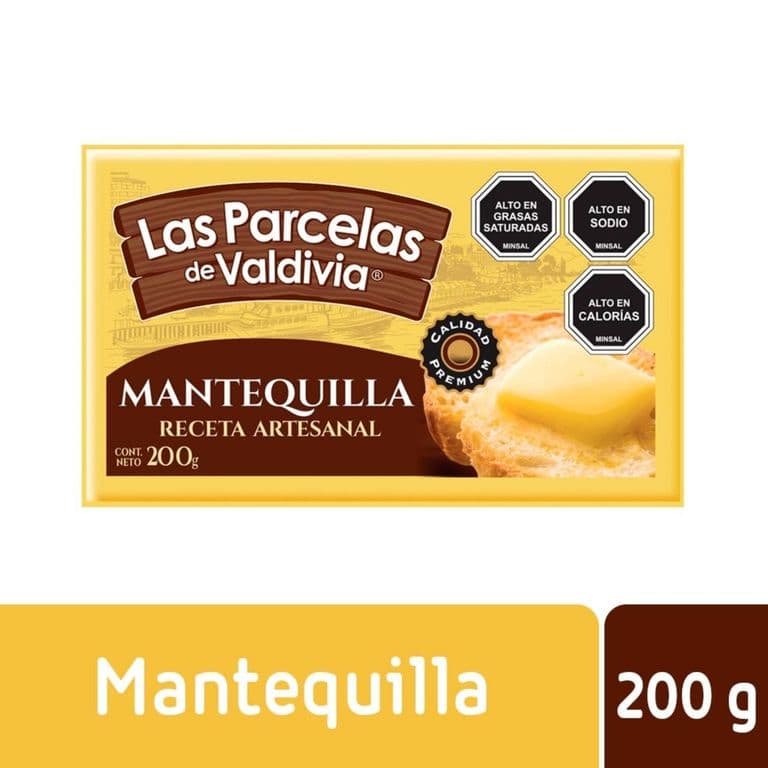 Mantequilla Receta Artesanal Las Parcelas de Valdivia 200 gr