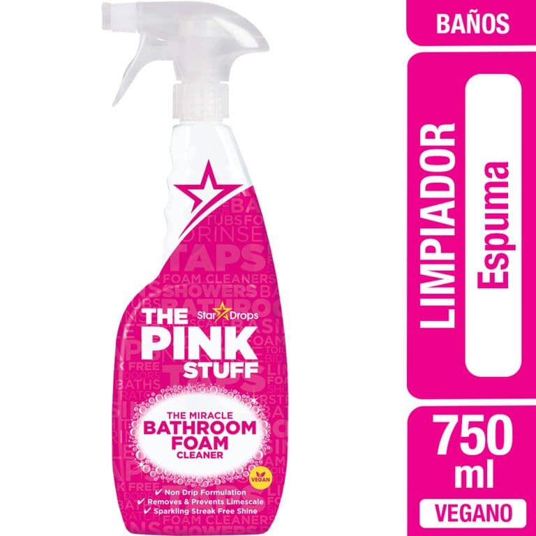 Limpiador de Bano Espuma The Pink Stuff 750 ml