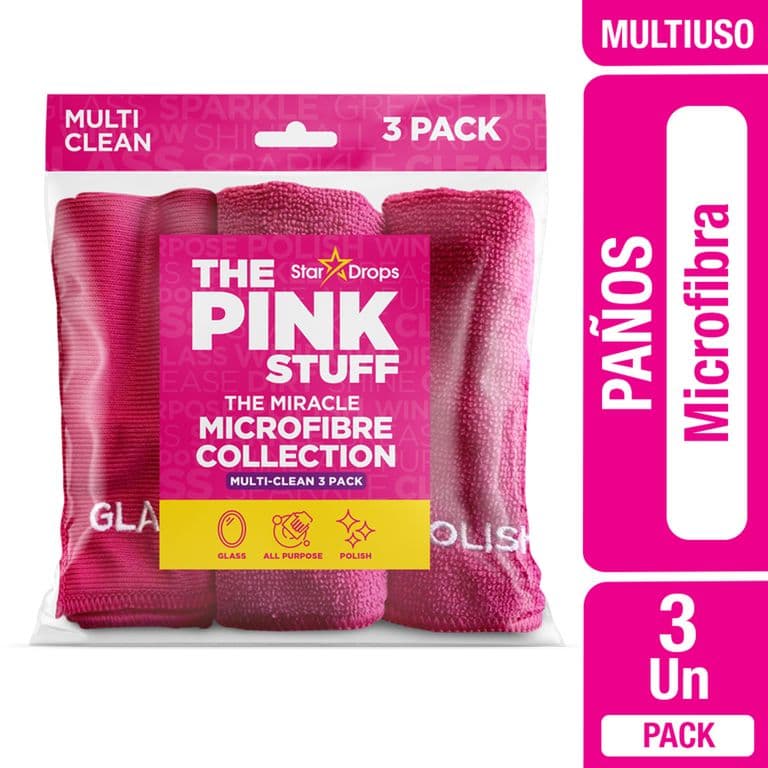 Panos de Microfibra The Pink Stuff 3 Un