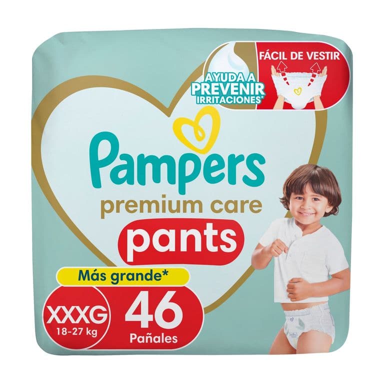 Panales Pampers Premium Care Pants Talla XXXG 46 un