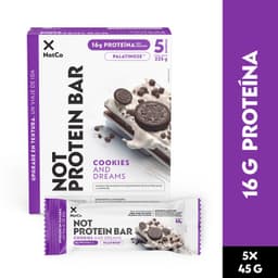 Barra de Proteina NotSnack Bar Cookies & Dreams 5 x 45g