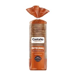 Pan de Molde Integral con Prebioticos Castano 600 g