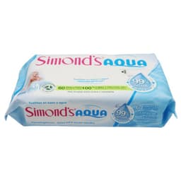 Toallitas Humedas Simonds Agua 60 Un