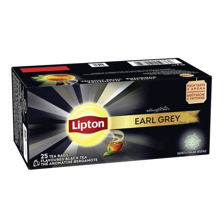 Te Negro Earl Grey Lipton 25 Un