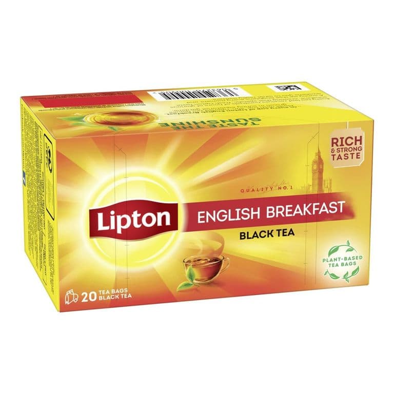 Te Negro English Breakfast Lipton 20 Un