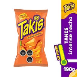 Tortillas de Maiz Takis Intense Nacho 190 g