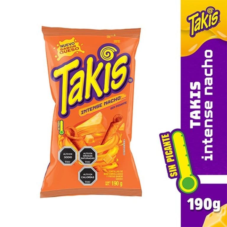 Tortillas de Maiz Takis Intense Nacho 190 g
