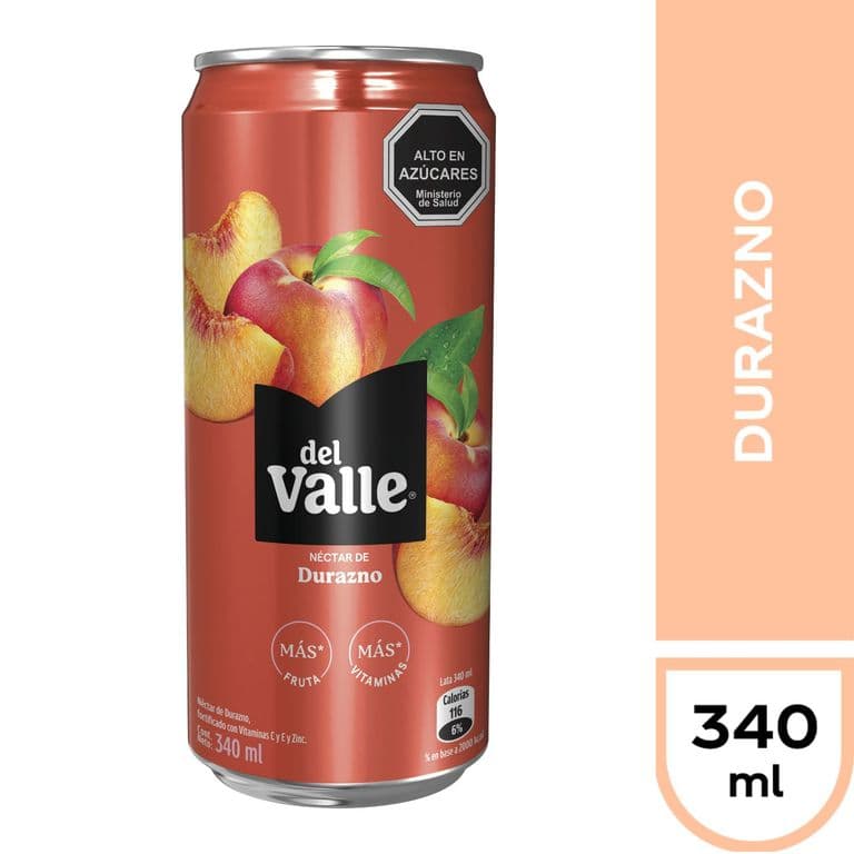 Nectar de Durazno Lata Del Valle 340 ml