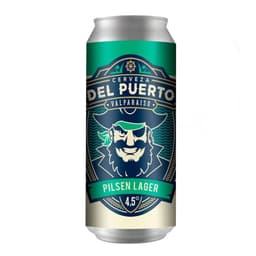 Cerveza del Puerto Pilsen Lager 4.5 473 ml