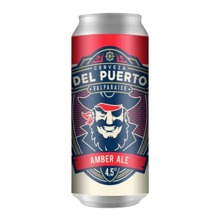Cerveza del Puerto Amber Ale 4.5 473 ml