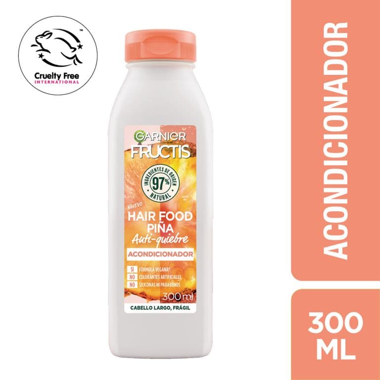 Acondicionador Garnier Fructis Hair Food Pina 300 ml