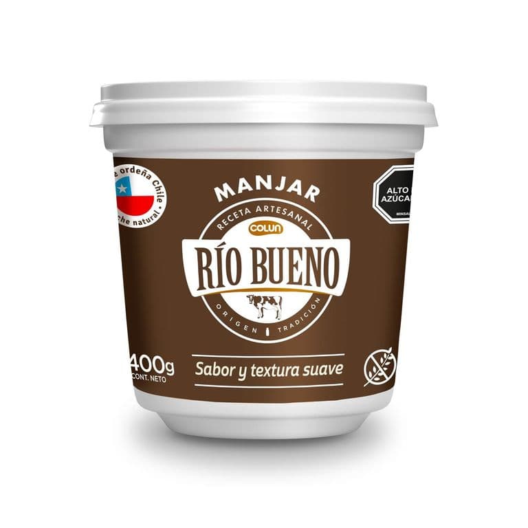 Manjar Receta Artesanal Pote Rio Bueno 400 g