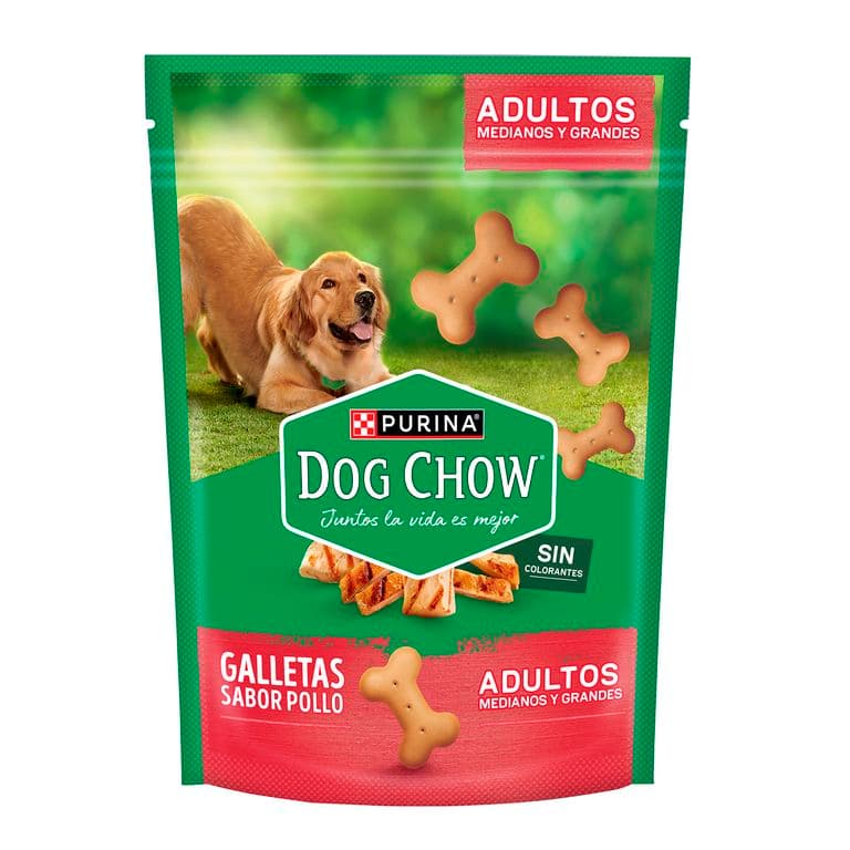 Snack Galletas para Perros Adultos Dog Chow Pollo 500 gr