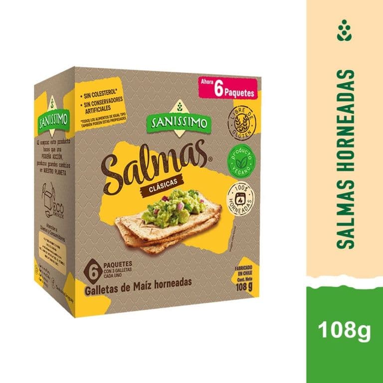 Galletas de Maiz Salmas Clasicas 108 g