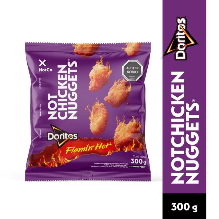 Nuggets Vegetal NotChicken Flamin Hot Congelados 300g