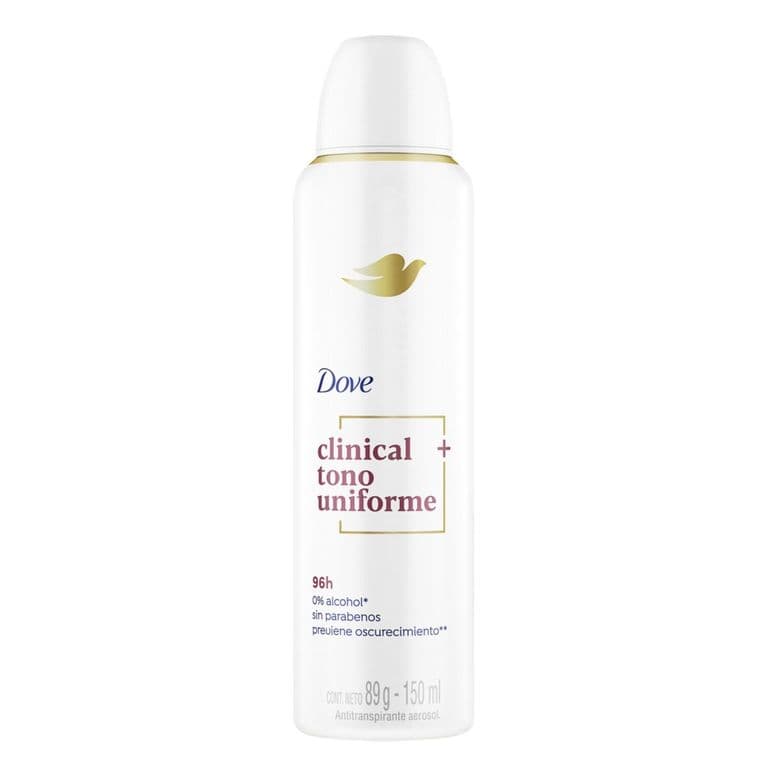 Desodorante Spray Dove Clinical Tono Uniforme 150 ml