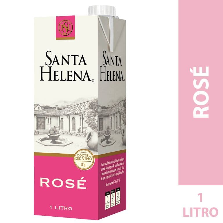 Coctel de Vino Rose Santa Helena 8 1 L 1 LT
