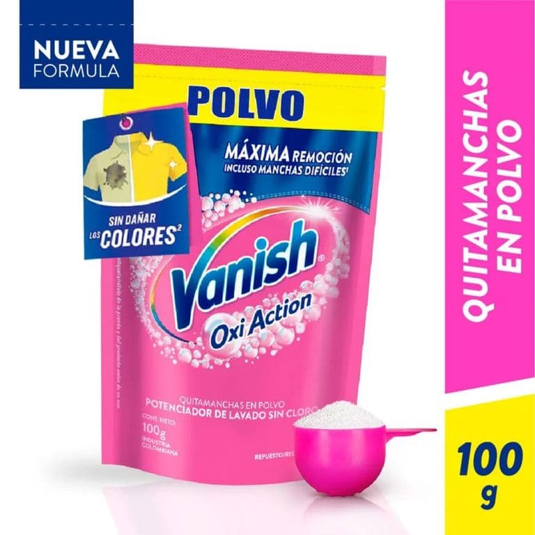 Quitamanchas en Polvo Ropa Color Vanish 100 gr