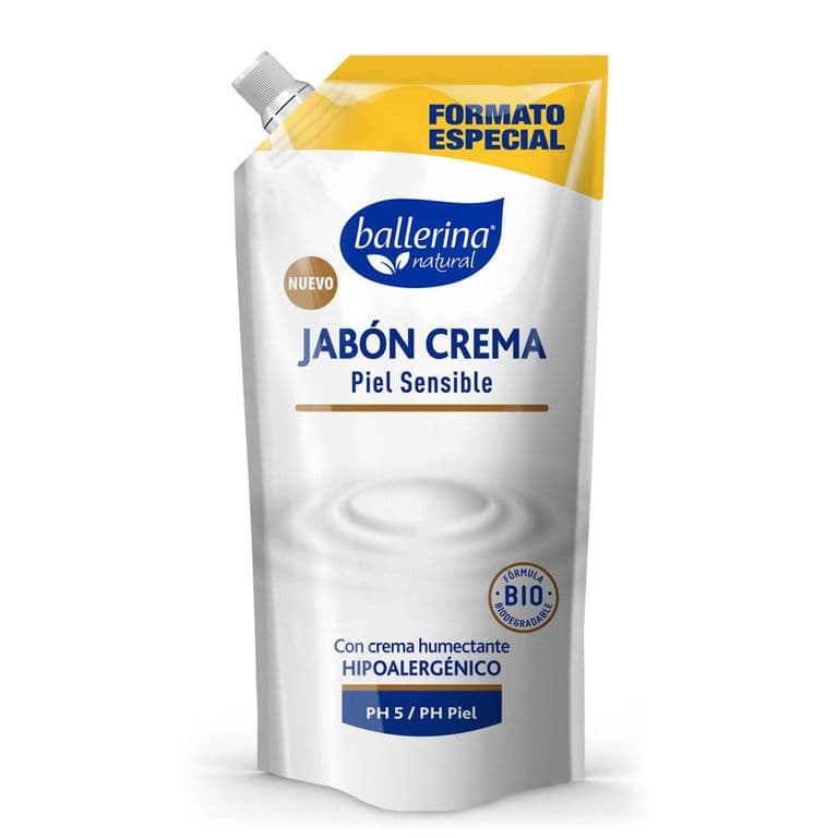 Jabon Liquido Crema Piel Sensible Doypack Ballerina 450 ml