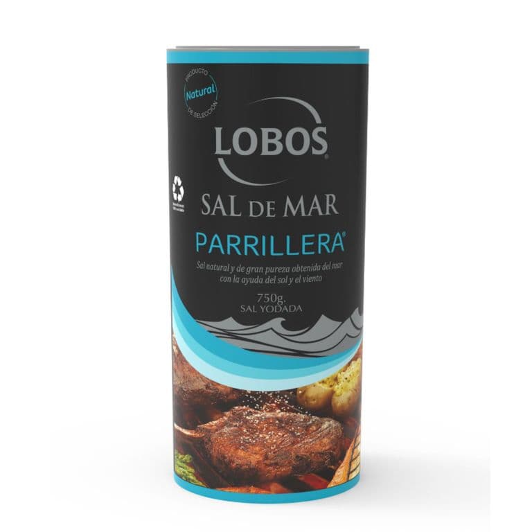 Sal de Mar Parrillera Lobos 750 g