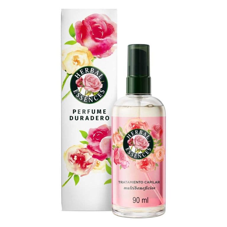 Perfume Tratamiento Capilar Smooth Rosa Mosqueta Herbal Essences 90 ml