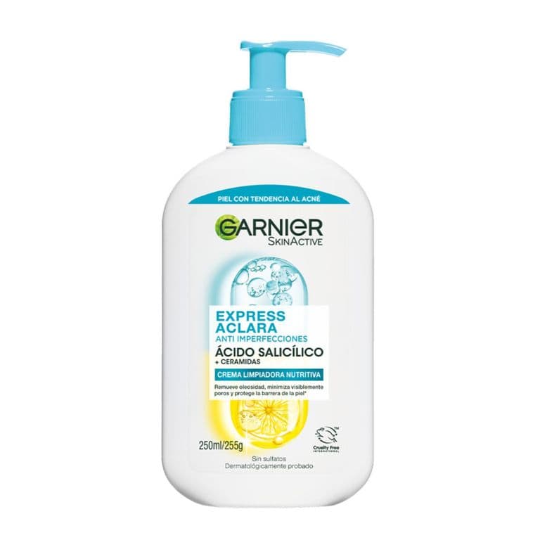 Crema Facial Limpiadora Garnier Anti Imperfecciones 250 ml