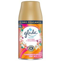 Repuesto Aromatizante de Ambientes Automatico Glade Naranjo y Orquideas 270 ml
