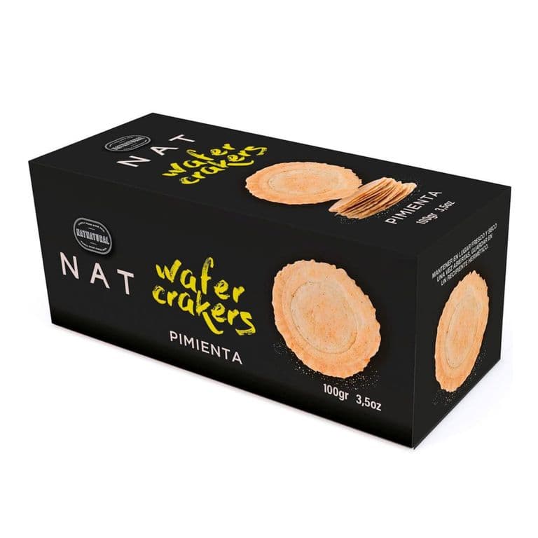 Galletas Nat Wafer Crackers Sabor Pimienta 100 g