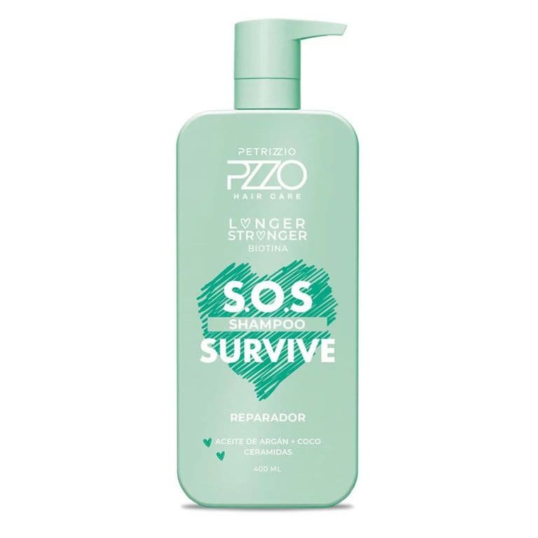Shampoo Reparador SOS Survive Petrizzio 400 ml