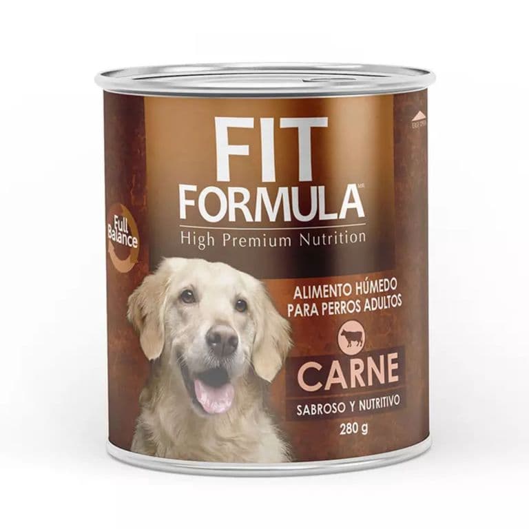 Alimento Humedo para Perros Adulto Carne Lata Fit Formula 280 g