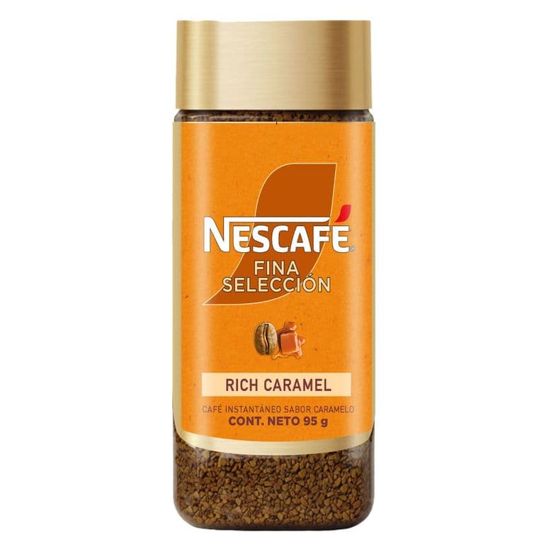 Cafe Instantaneo Fina Seleccion Rich Caramel Nescafe Frasco 95 g