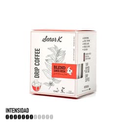 Drips de Cafe Molido Blend Santa Rosa Senor K 10 Un
