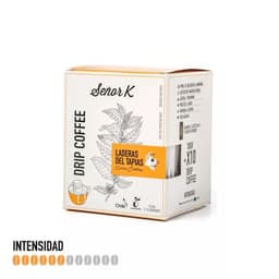 Drips de Cafe Molido Laderas del Tapias Senor K 10 Un