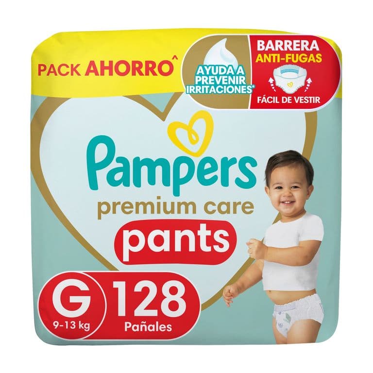Panales Desechables Pants Premium Care G Pampers 128 un