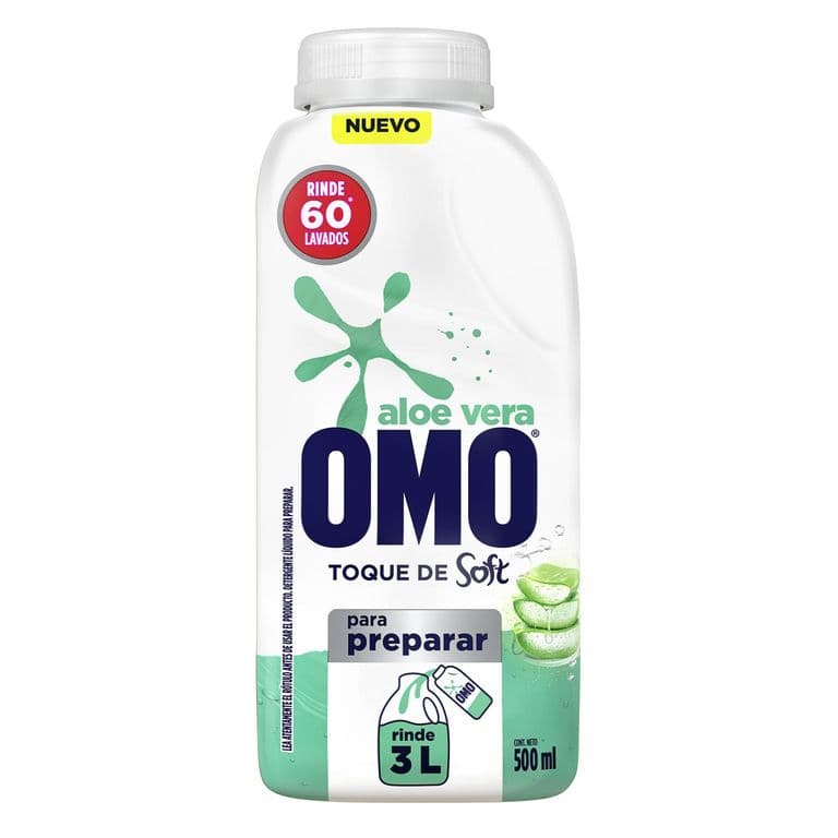Detergente Liquido para Diluir Aloe Vera Omo 500 ml