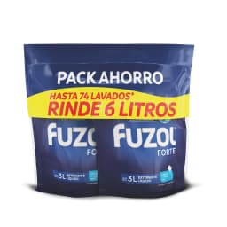 Pack Detergente Liquido Forte Fuzol 2x3 lt