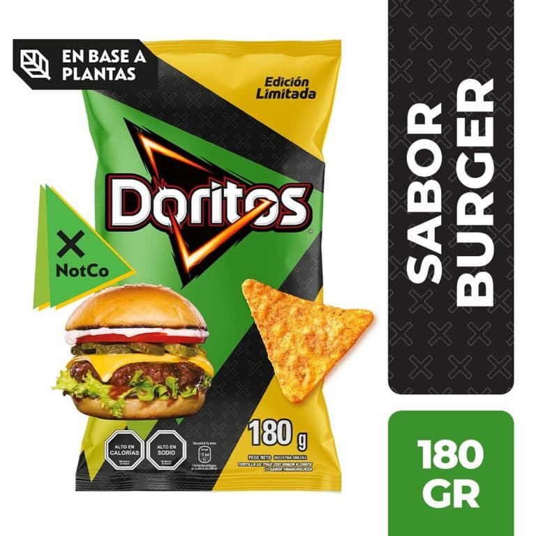Snack Doritos Sabor Burger 180 g