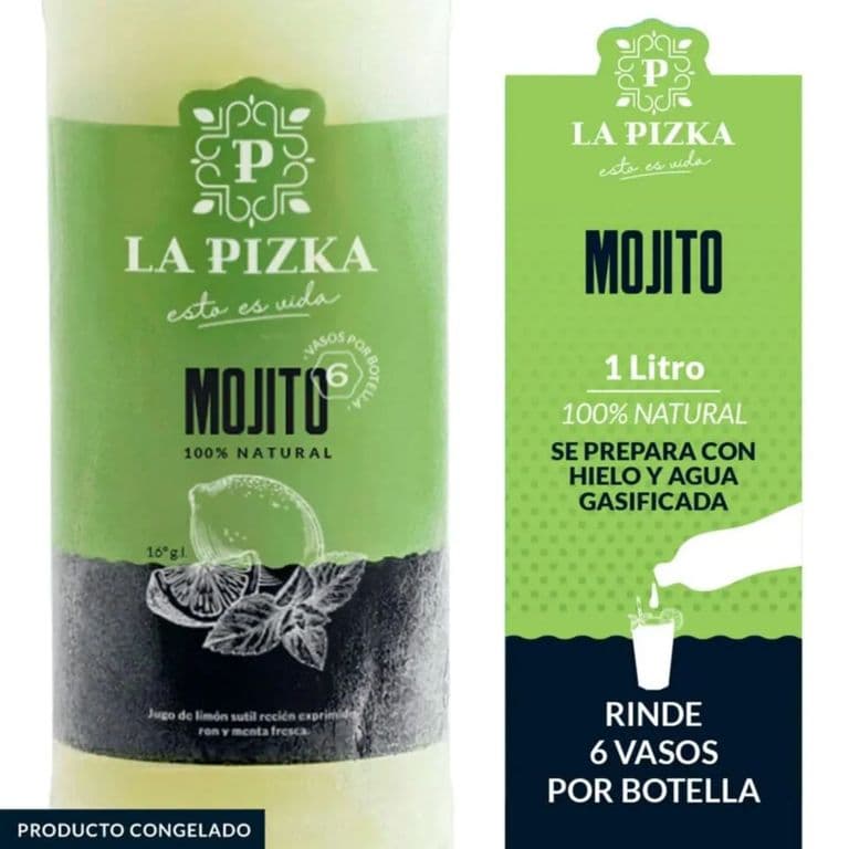 Coctel Mojito La Pizka Congelado 16 1 L 1 LT