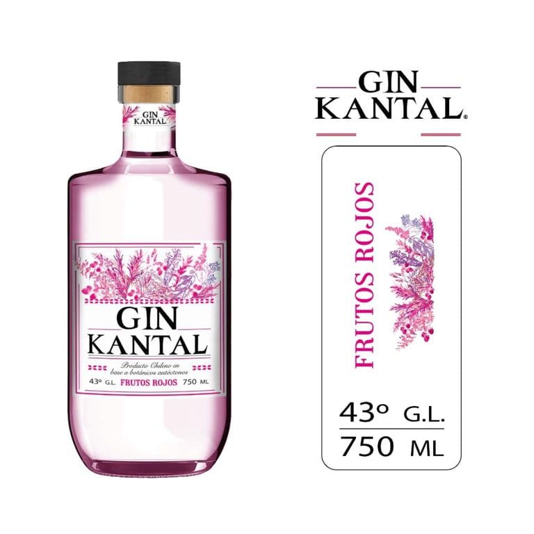 Gin Kantal Frutos Rojos 43 750 ml