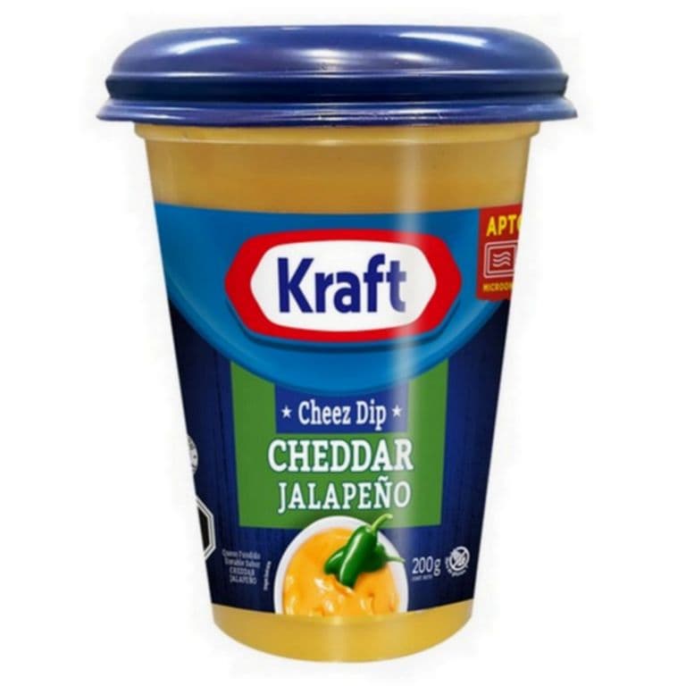 Queso Cheddar Jalapeno Untable Kraft 200 gr