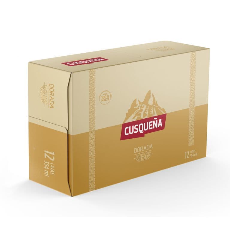 Pack Cerveza Cusquena Lager Lata 4.8 12 x 354 ml
