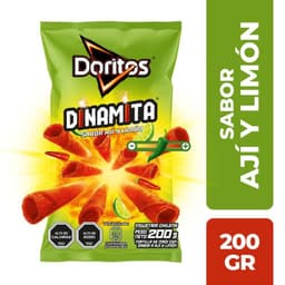 Snack Doritos Dinamita Sabor Aji y Limon 200 g
