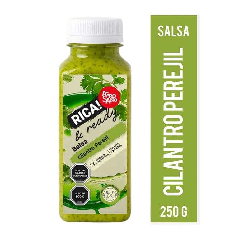 Salsa de Cilantro y Perejil Agrosano 250 ml
