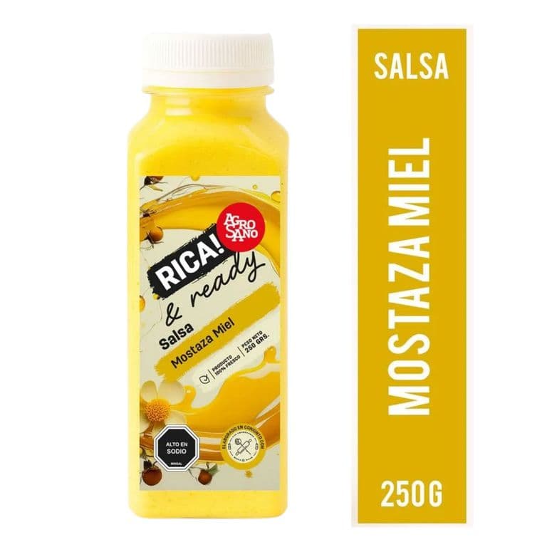 Salsa Mostaza Miel Agrosano 250 ml