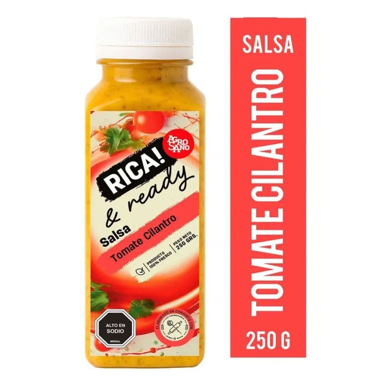 Salsa de Tomate y Cilantro Agrosano 250 ml